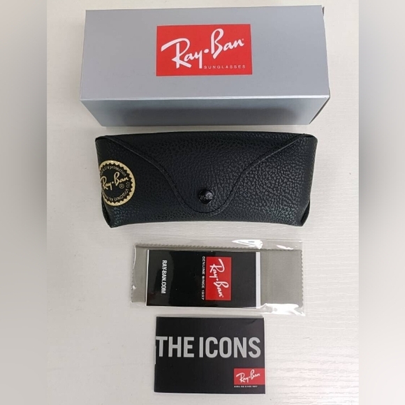 LIKE NEW Ray-Ban Wayfarer Black RB2140 Men /Women Sunglasses - Picture 11 of 16